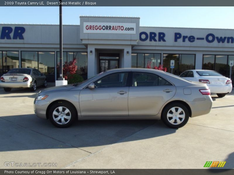 Desert Sand Metallic / Bisque 2009 Toyota Camry LE