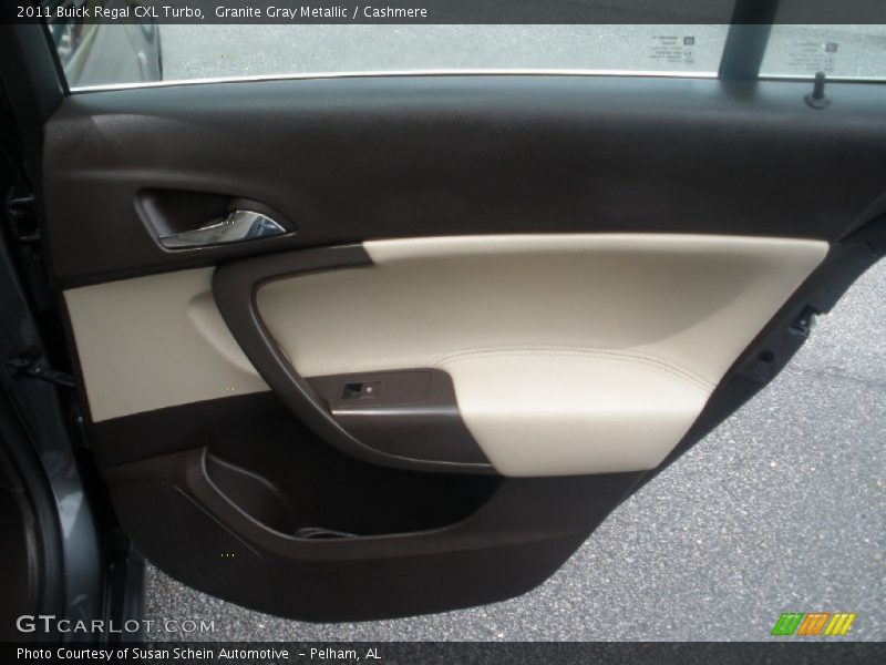 Granite Gray Metallic / Cashmere 2011 Buick Regal CXL Turbo