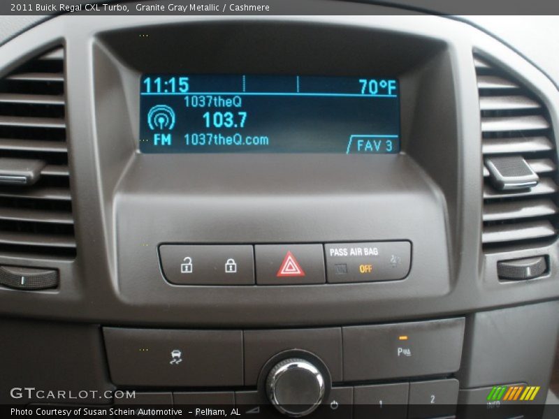 Granite Gray Metallic / Cashmere 2011 Buick Regal CXL Turbo