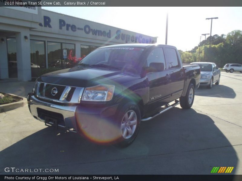 Galaxy Black / Charcoal 2010 Nissan Titan SE Crew Cab