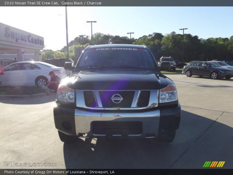 Galaxy Black / Charcoal 2010 Nissan Titan SE Crew Cab