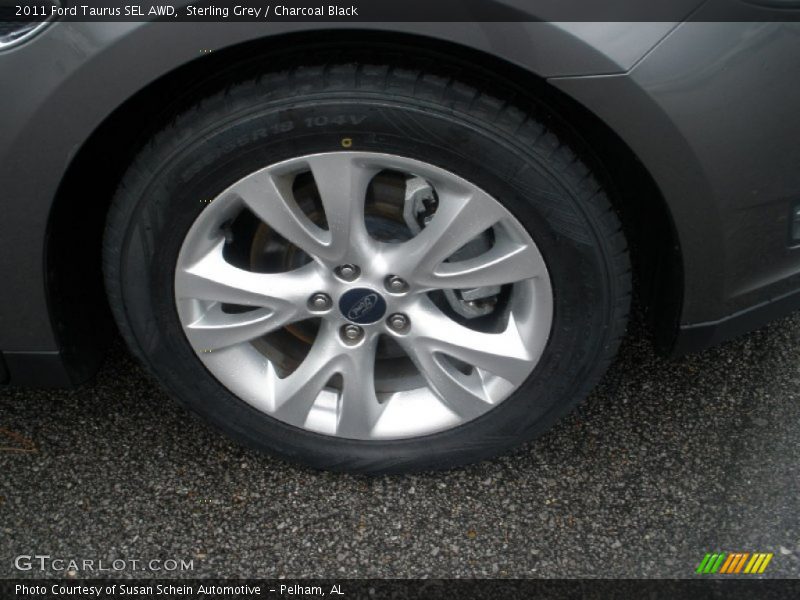 Sterling Grey / Charcoal Black 2011 Ford Taurus SEL AWD