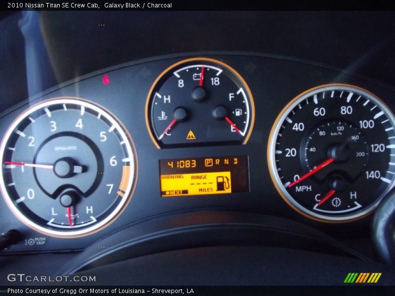 Galaxy Black / Charcoal 2010 Nissan Titan SE Crew Cab