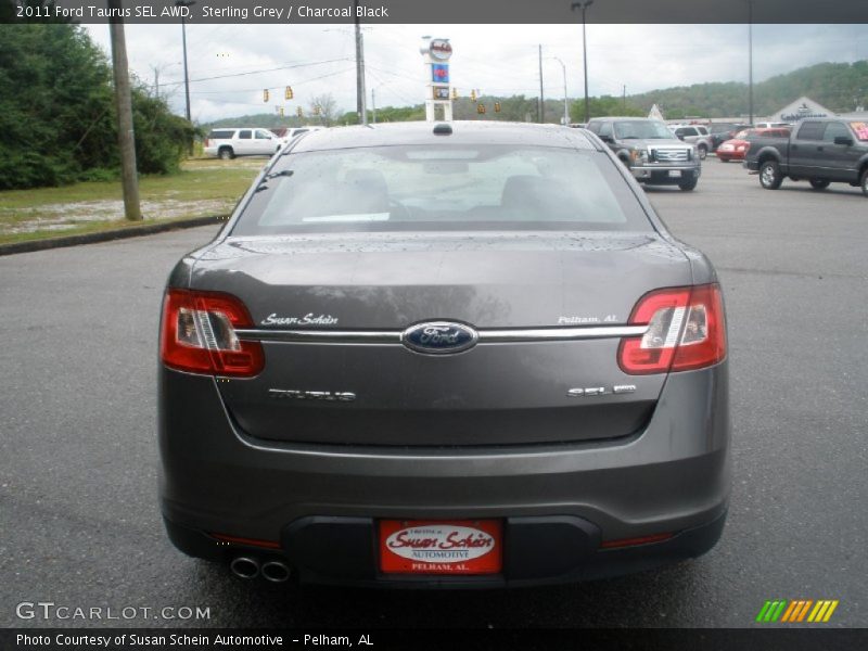 Sterling Grey / Charcoal Black 2011 Ford Taurus SEL AWD