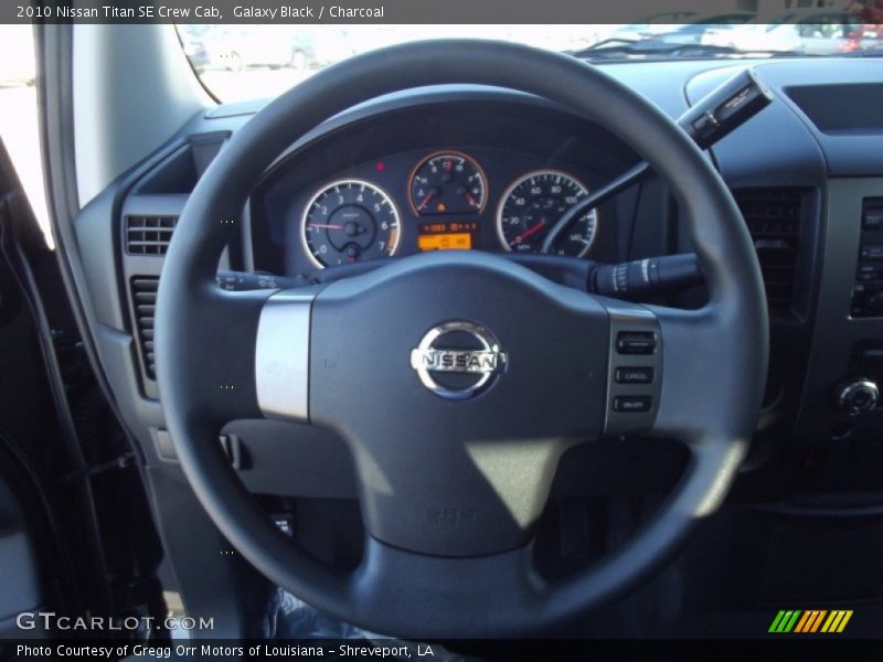 Galaxy Black / Charcoal 2010 Nissan Titan SE Crew Cab