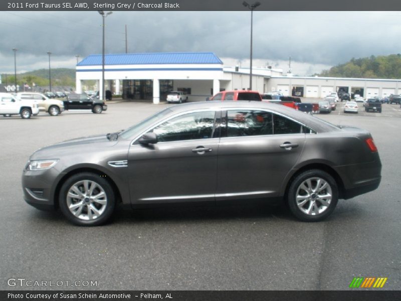 Sterling Grey / Charcoal Black 2011 Ford Taurus SEL AWD
