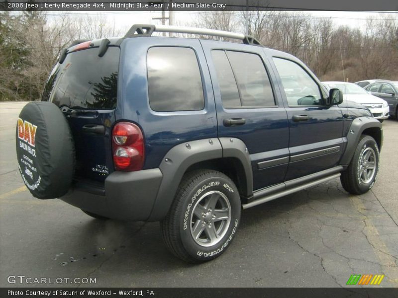 Midnight Blue Pearl / Medium Slate Gray 2006 Jeep Liberty Renegade 4x4