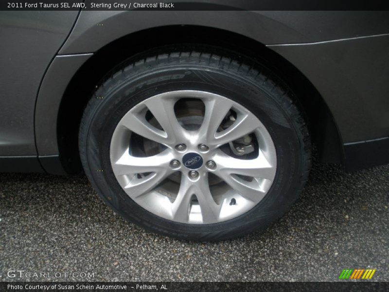 Sterling Grey / Charcoal Black 2011 Ford Taurus SEL AWD