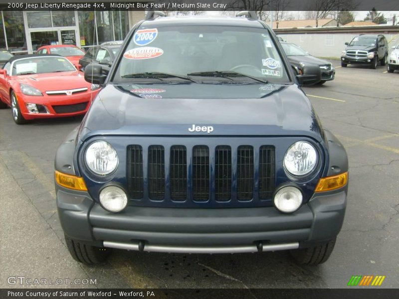 Midnight Blue Pearl / Medium Slate Gray 2006 Jeep Liberty Renegade 4x4