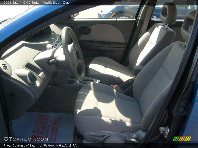 Pacific Blue / Gray 2005 Saturn ION 2 Sedan