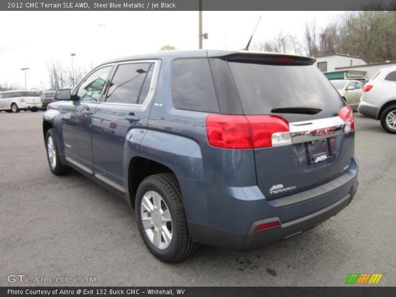 Steel Blue Metallic / Jet Black 2012 GMC Terrain SLE AWD