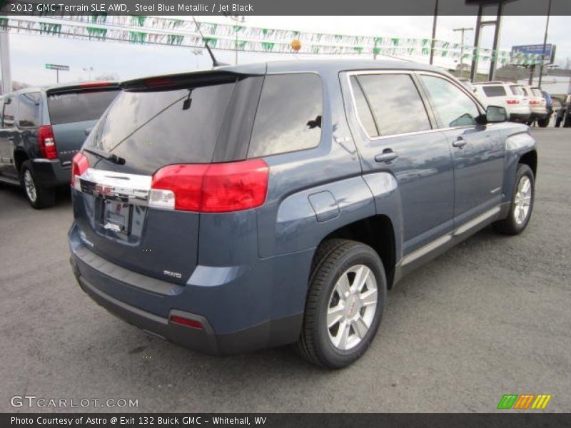 Steel Blue Metallic / Jet Black 2012 GMC Terrain SLE AWD