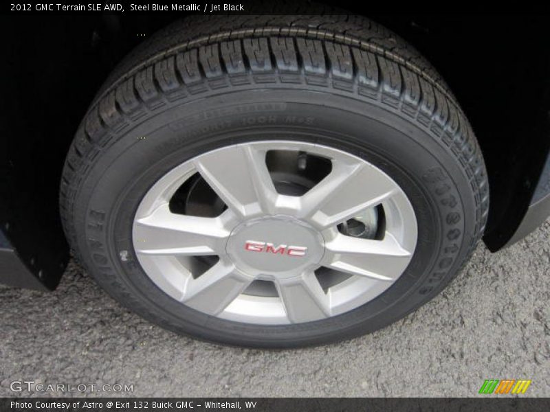 Steel Blue Metallic / Jet Black 2012 GMC Terrain SLE AWD