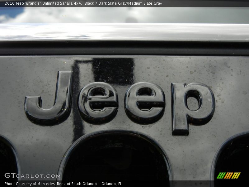 Black / Dark Slate Gray/Medium Slate Gray 2010 Jeep Wrangler Unlimited Sahara 4x4