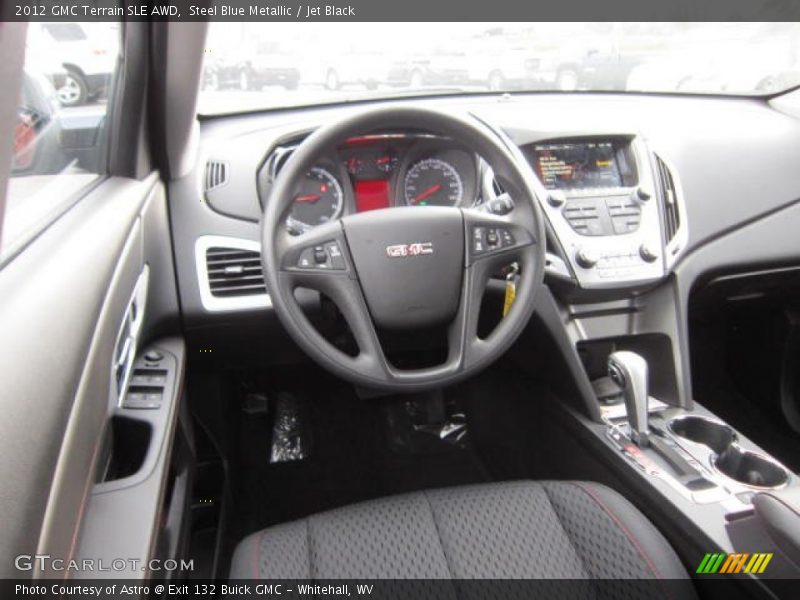 Steel Blue Metallic / Jet Black 2012 GMC Terrain SLE AWD