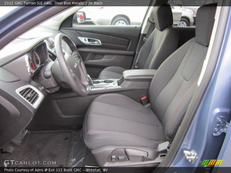 Steel Blue Metallic / Jet Black 2012 GMC Terrain SLE AWD
