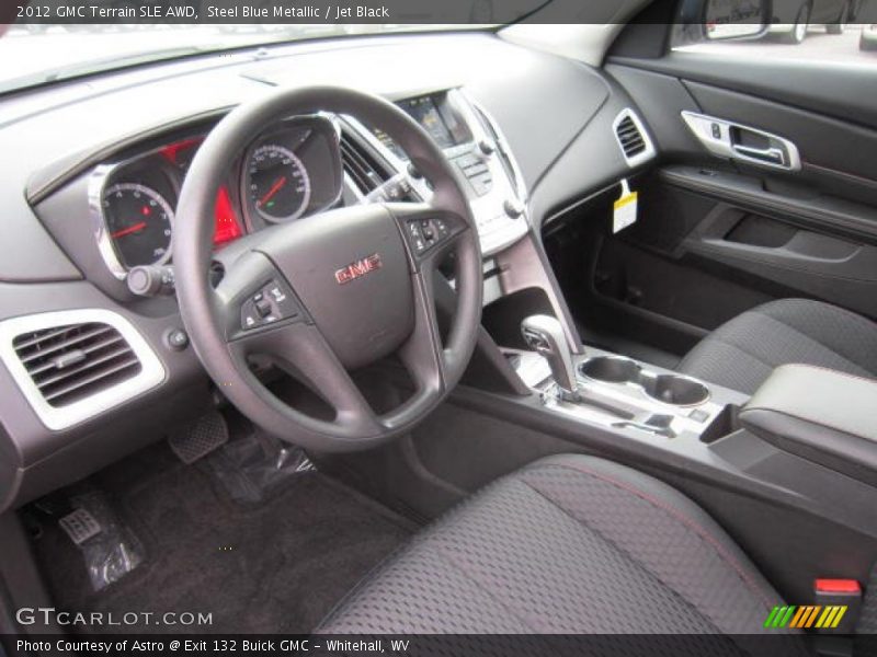 Steel Blue Metallic / Jet Black 2012 GMC Terrain SLE AWD