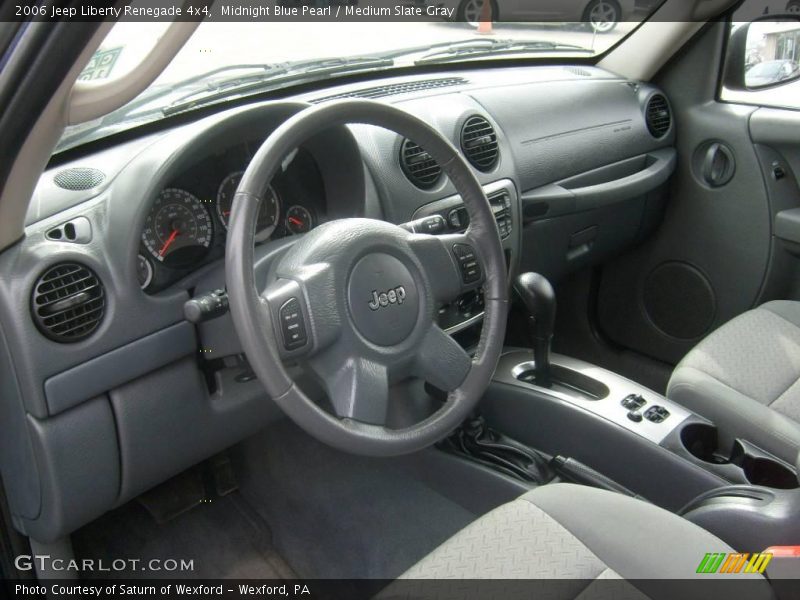 Midnight Blue Pearl / Medium Slate Gray 2006 Jeep Liberty Renegade 4x4