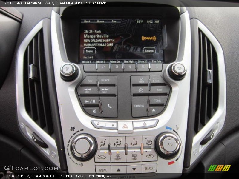 Steel Blue Metallic / Jet Black 2012 GMC Terrain SLE AWD