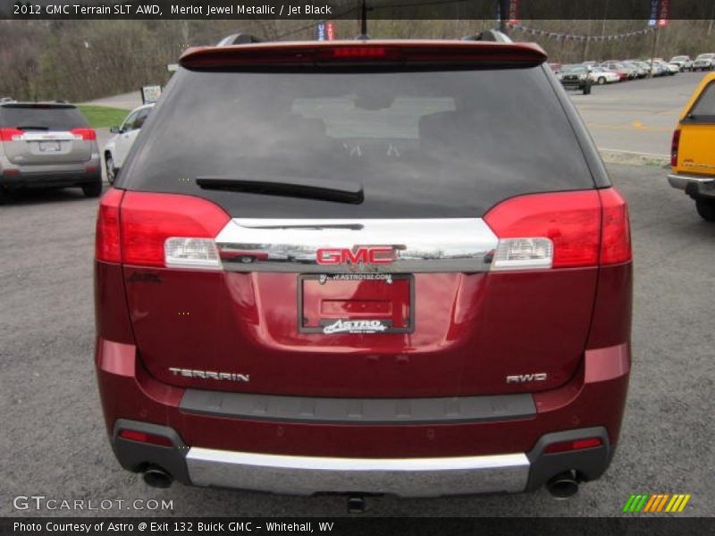 Merlot Jewel Metallic / Jet Black 2012 GMC Terrain SLT AWD