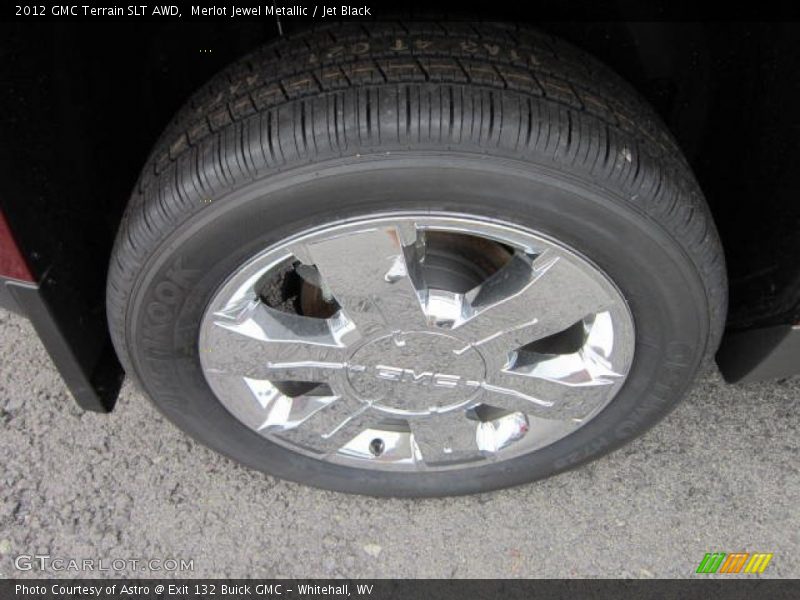 Merlot Jewel Metallic / Jet Black 2012 GMC Terrain SLT AWD