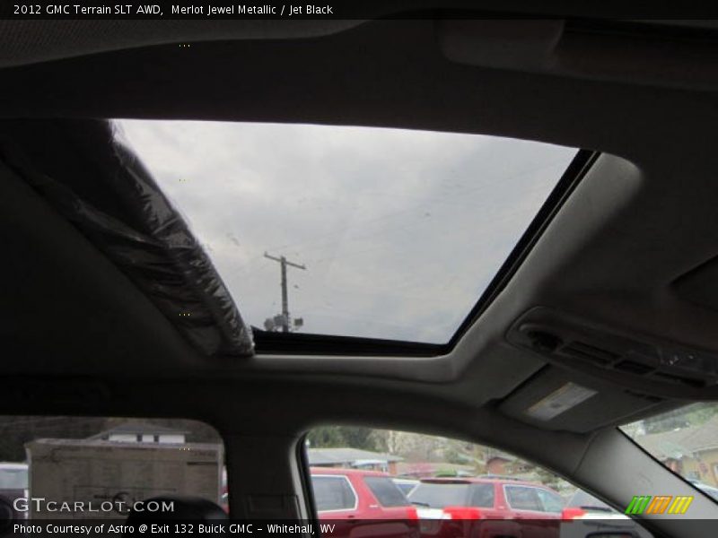 Merlot Jewel Metallic / Jet Black 2012 GMC Terrain SLT AWD