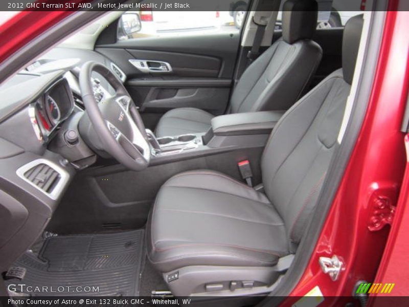 Merlot Jewel Metallic / Jet Black 2012 GMC Terrain SLT AWD