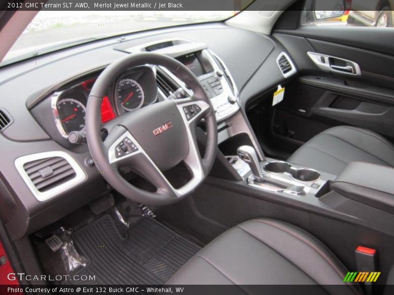 Merlot Jewel Metallic / Jet Black 2012 GMC Terrain SLT AWD