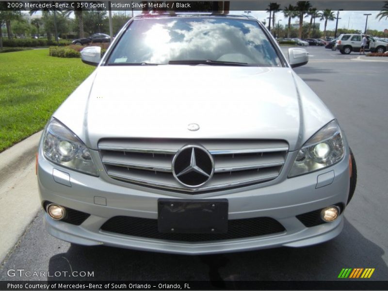 Iridium Silver Metallic / Black 2009 Mercedes-Benz C 350 Sport