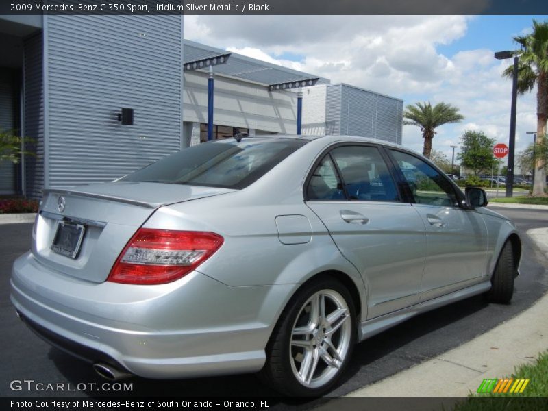 Iridium Silver Metallic / Black 2009 Mercedes-Benz C 350 Sport