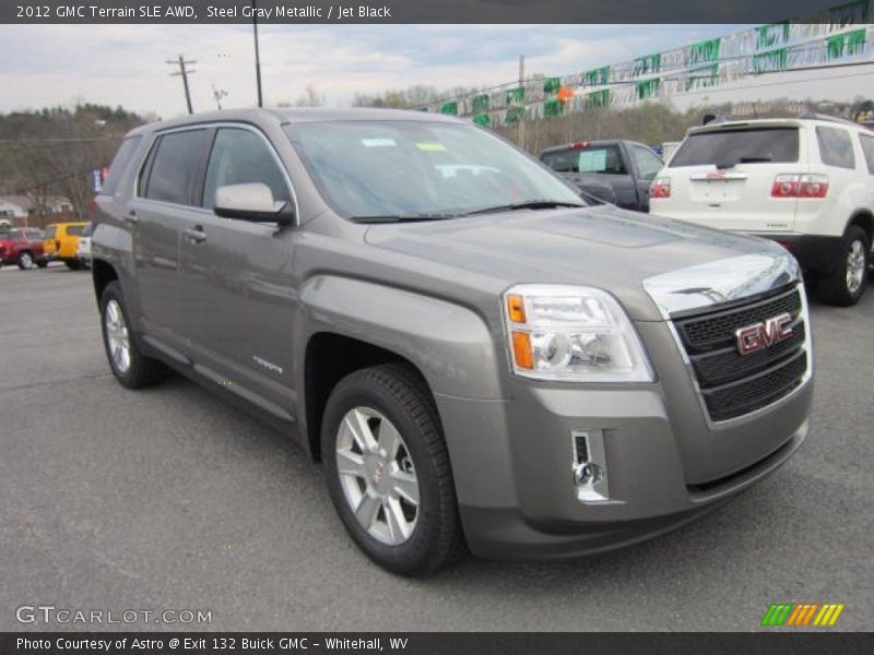 Steel Gray Metallic / Jet Black 2012 GMC Terrain SLE AWD