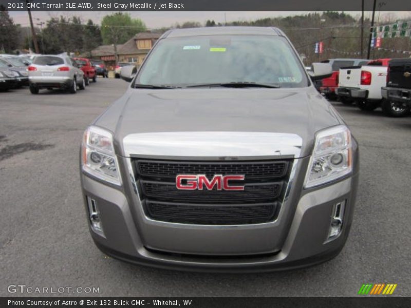 Steel Gray Metallic / Jet Black 2012 GMC Terrain SLE AWD