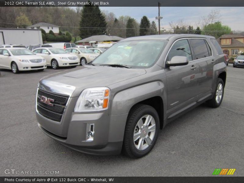 Steel Gray Metallic / Jet Black 2012 GMC Terrain SLE AWD