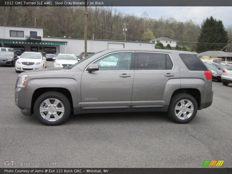 Steel Gray Metallic / Jet Black 2012 GMC Terrain SLE AWD