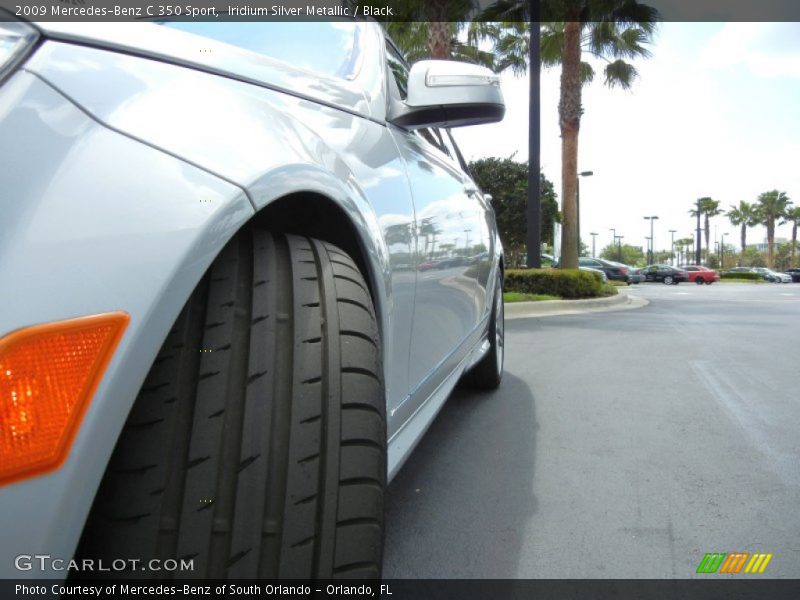 Iridium Silver Metallic / Black 2009 Mercedes-Benz C 350 Sport