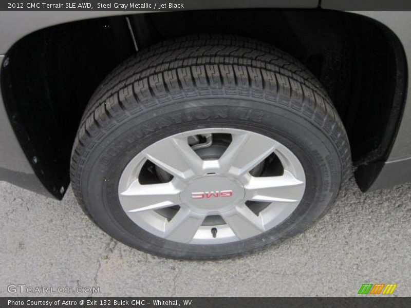 Steel Gray Metallic / Jet Black 2012 GMC Terrain SLE AWD