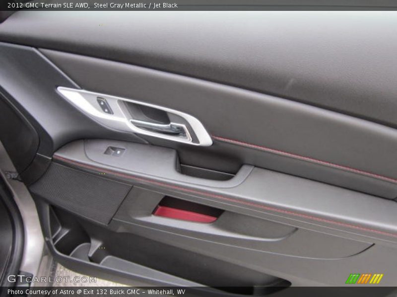 Steel Gray Metallic / Jet Black 2012 GMC Terrain SLE AWD