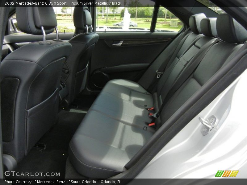 Iridium Silver Metallic / Black 2009 Mercedes-Benz C 350 Sport