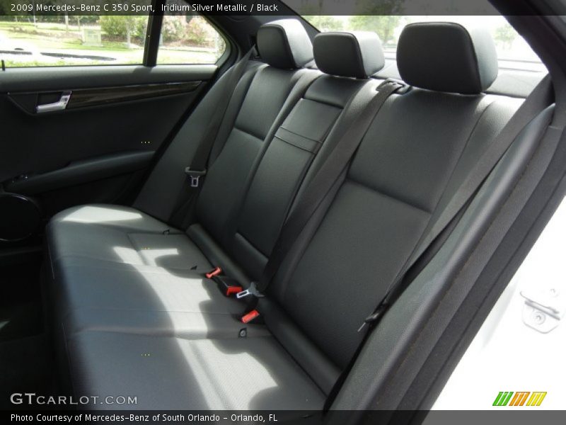 Iridium Silver Metallic / Black 2009 Mercedes-Benz C 350 Sport