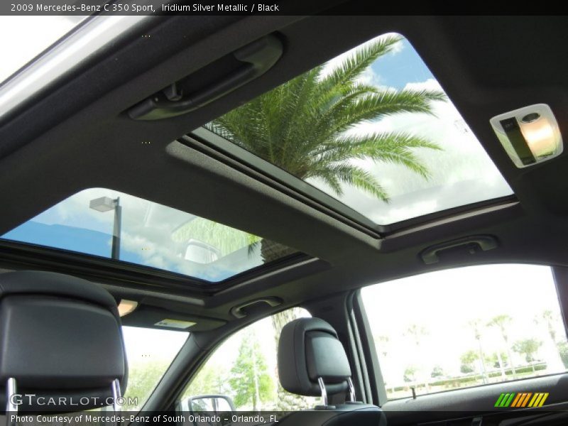 Iridium Silver Metallic / Black 2009 Mercedes-Benz C 350 Sport
