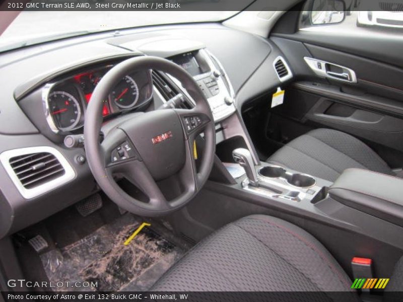 Steel Gray Metallic / Jet Black 2012 GMC Terrain SLE AWD