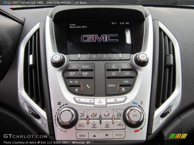 Steel Gray Metallic / Jet Black 2012 GMC Terrain SLE AWD