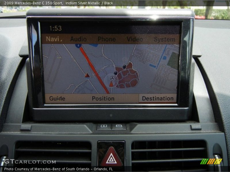 Navigation of 2009 C 350 Sport