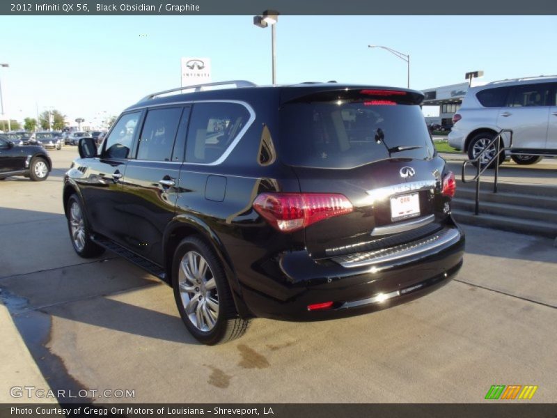 Black Obsidian / Graphite 2012 Infiniti QX 56