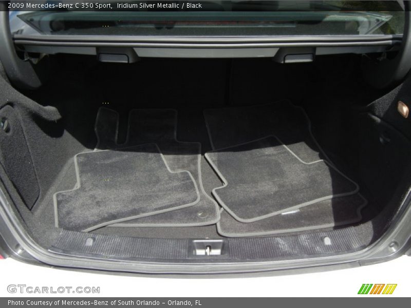 Iridium Silver Metallic / Black 2009 Mercedes-Benz C 350 Sport
