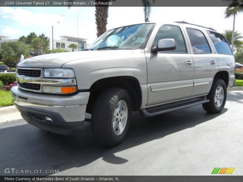 Silver Birch Metallic / Tan/Neutral 2006 Chevrolet Tahoe LT