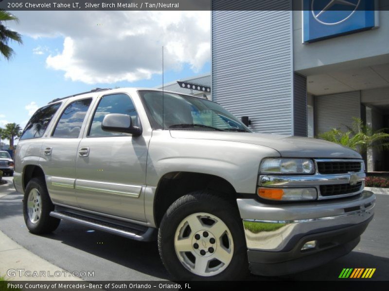 Silver Birch Metallic / Tan/Neutral 2006 Chevrolet Tahoe LT