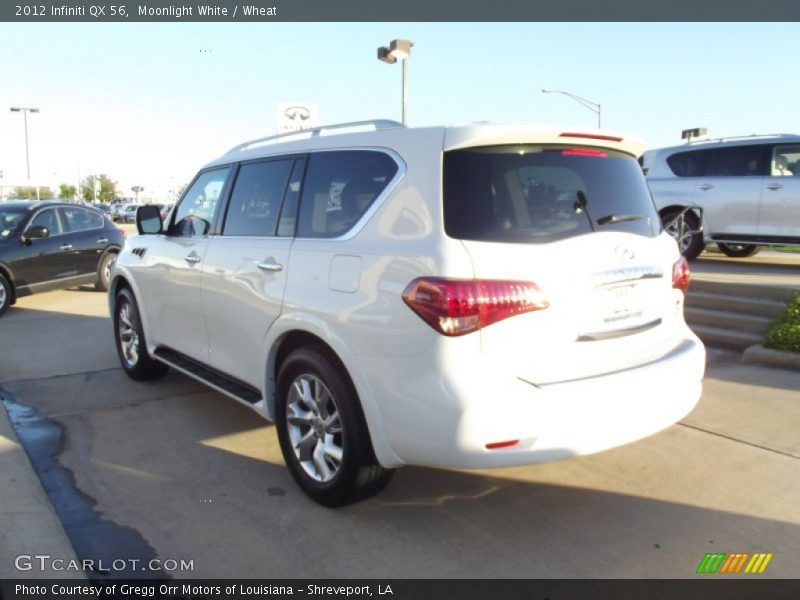 Moonlight White / Wheat 2012 Infiniti QX 56