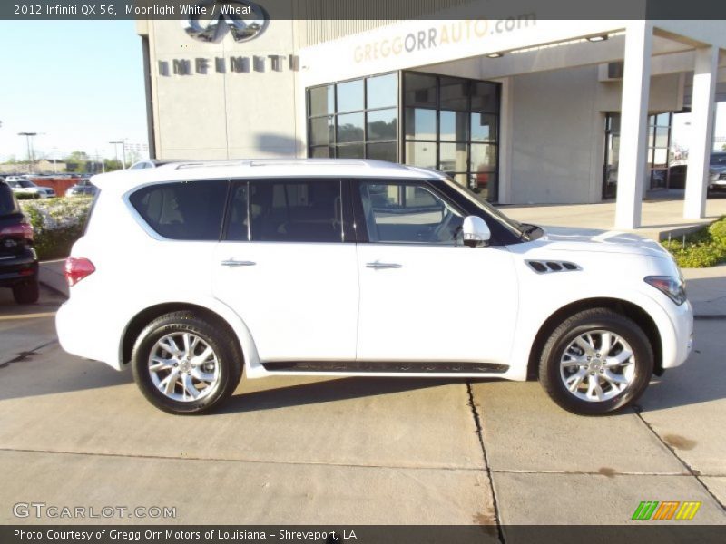 Moonlight White / Wheat 2012 Infiniti QX 56