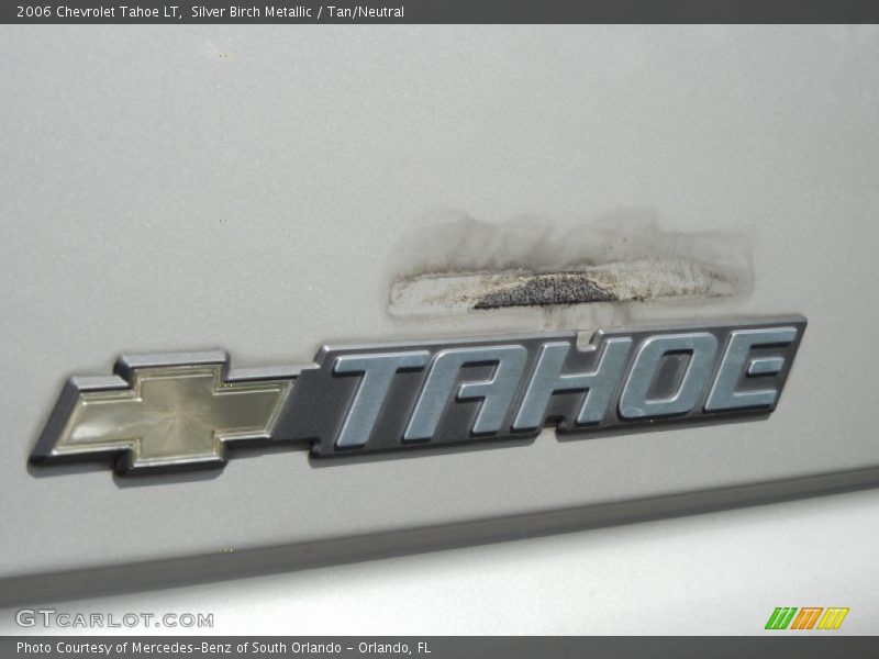 Silver Birch Metallic / Tan/Neutral 2006 Chevrolet Tahoe LT